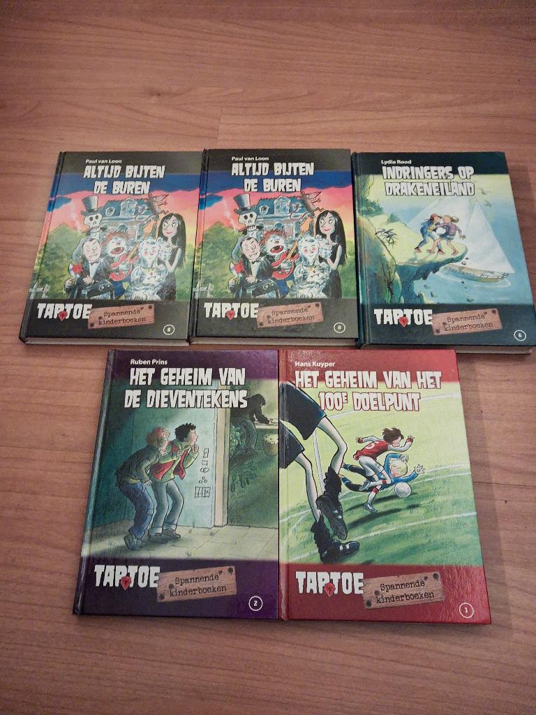5 taptoeboeken, Ophalen of Verzenden, Zo goed als nieuw, Fictie algemeen