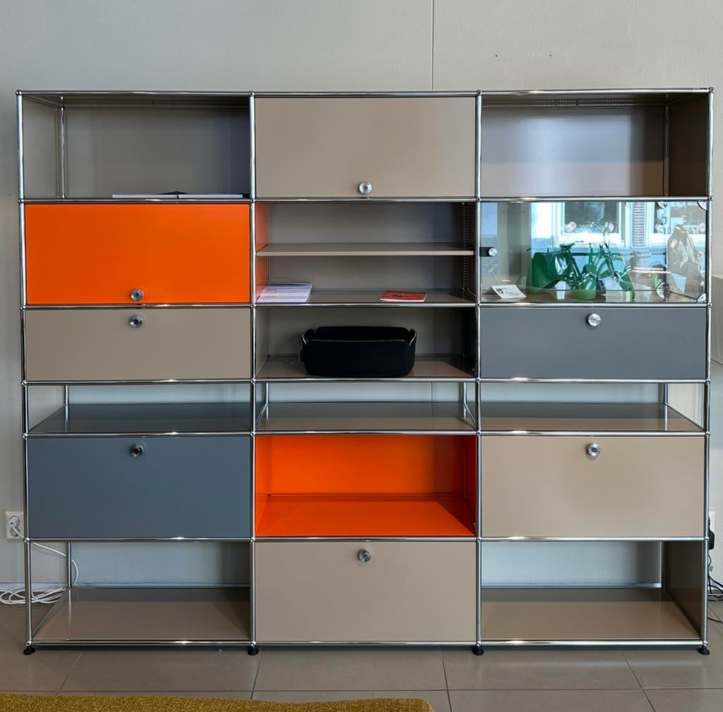 USM haller Wandkast, 200 cm of meer, Zo goed als nieuw, 25 tot 50 cm, 50 tot 100 cm