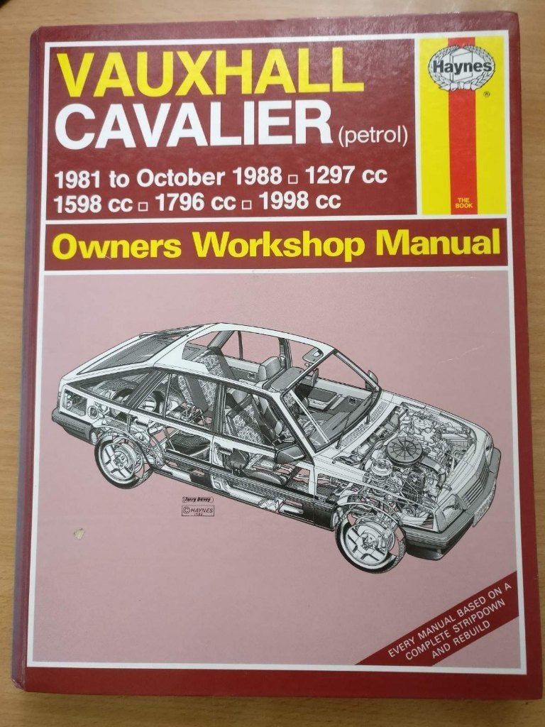Haynes manual handboek haynes Vauxhall Opel cavalier 81-88, Auto diversen, Handleidingen en Instructieboekjes, Ophalen of Verzenden