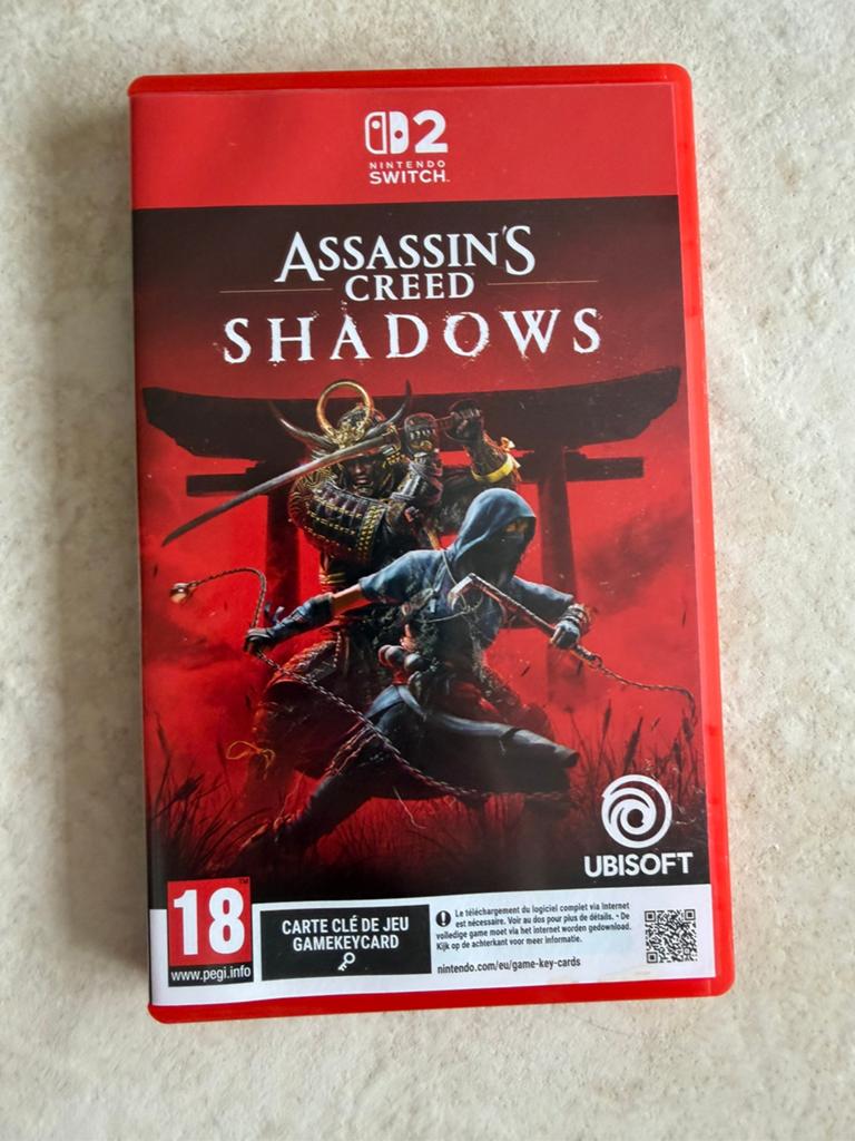 Assassin’s Creed Shadows Switch 2, Spelcomputers en Games, Games | Nintendo Switch, Vanaf 18 jaar, 1 speler, Zo goed als nieuw