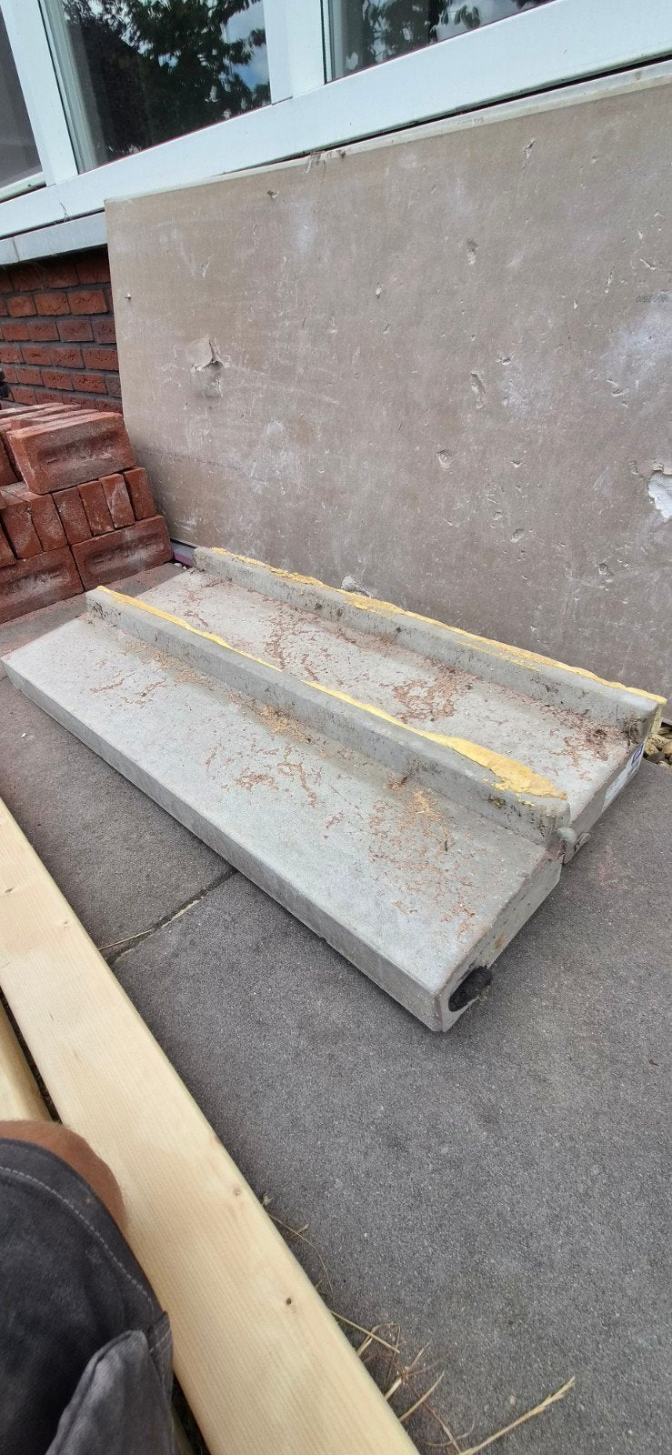 Betonnen dorpels voor onder kozijn - BS Beton RD180B Grijs, Ophalen, Gebruikt, Overige typen, 50 mm of meer