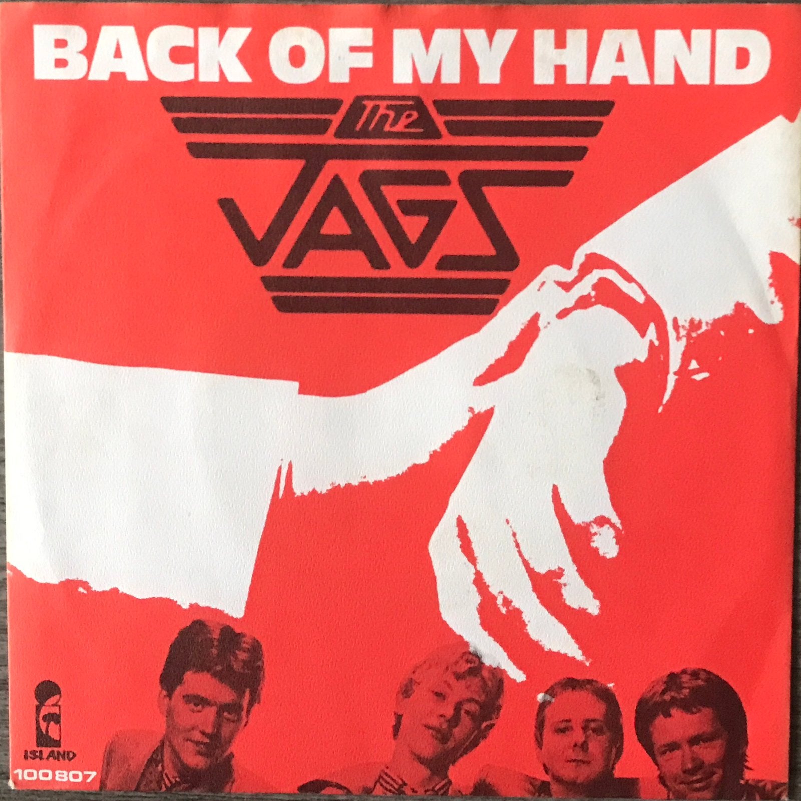 The JAGS - Back of my hand (NL’79) ALS NIEUW(Tip/UK17/US84), Cd's en Dvd's, Verzenden, 7 inch