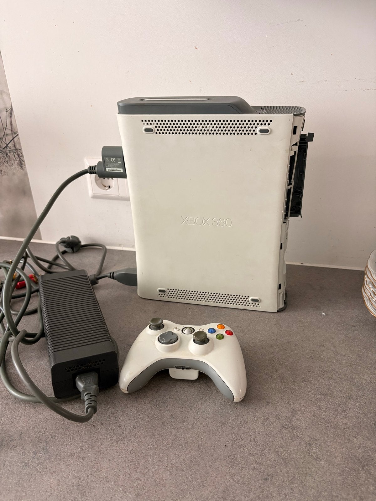 Xbox 360 met 60GB HDD en controller, Gebruikt, 360 Pro of Premium, Ophalen of Verzenden, 60 GB