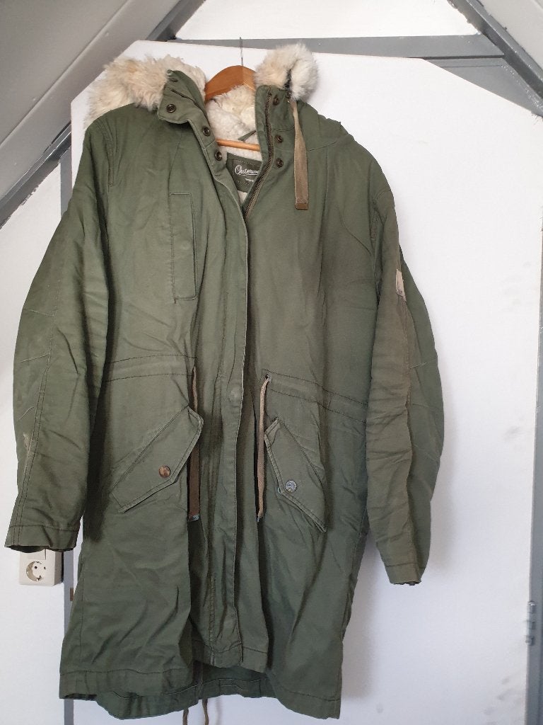 dames winter jas, Ophalen, Gedragen, Maat 46/48 (XL) of groter, Groen