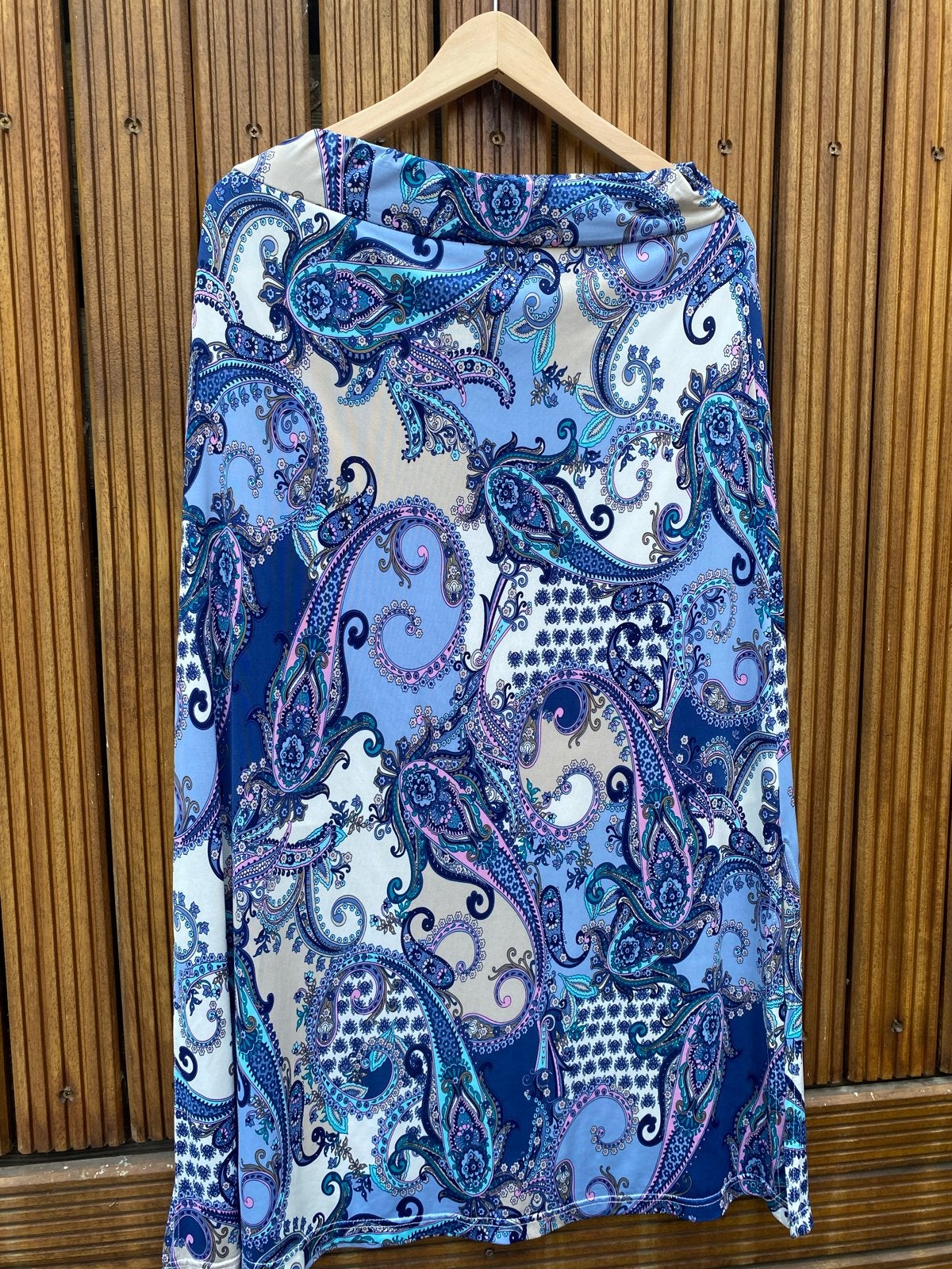 Mooie Batida rok met paisley print, maat 3, Kleding | Dames, Rokken, Maat 38/40 (M), Blauw, Ophalen of Verzenden, Knielengte