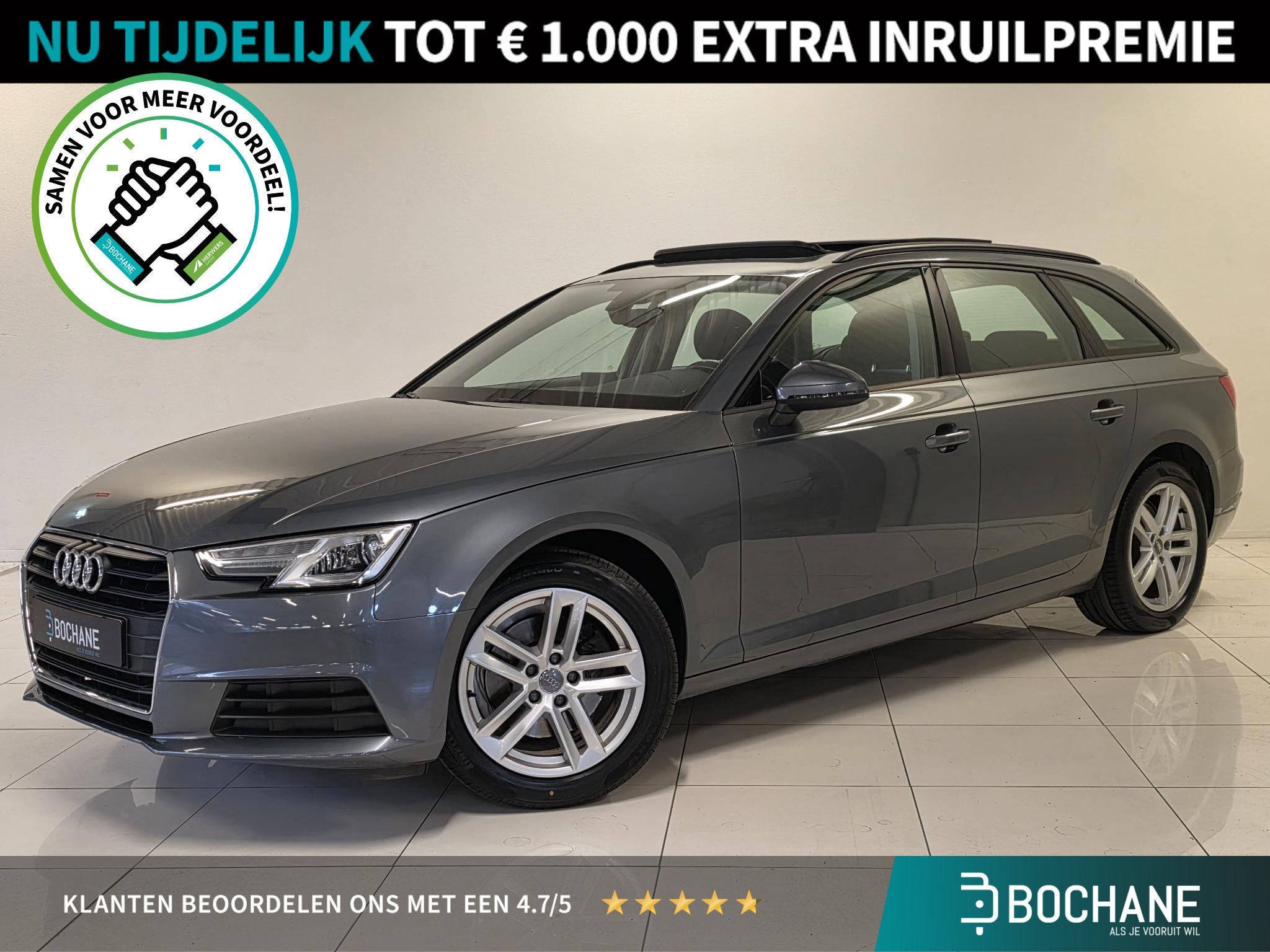 Audi A4 Avant 1.4 TFSI Design Pro Line Plus | Panoramadak |, Auto's, Stof, Gebruikt, 4 cilinders, A4