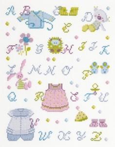 Borduurpakket My clothes & soft ABC BK1034, Geen, Geen, Nieuw, Ophalen of Verzenden