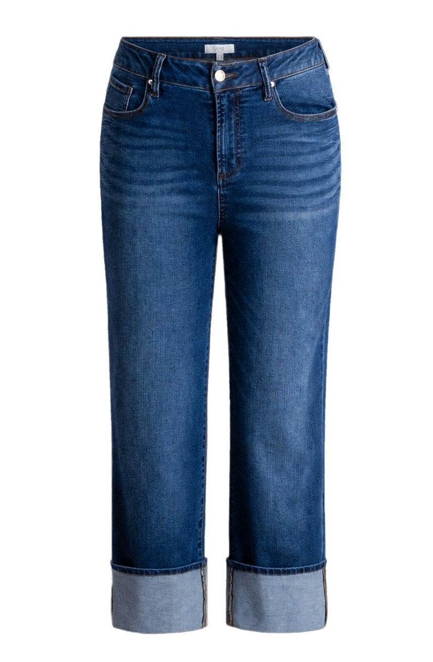 Yest Curve 7/8 cropped jeans Tine Maat 52 (3), Blauw, Yest Curve, Nieuw, Ophalen of Verzenden