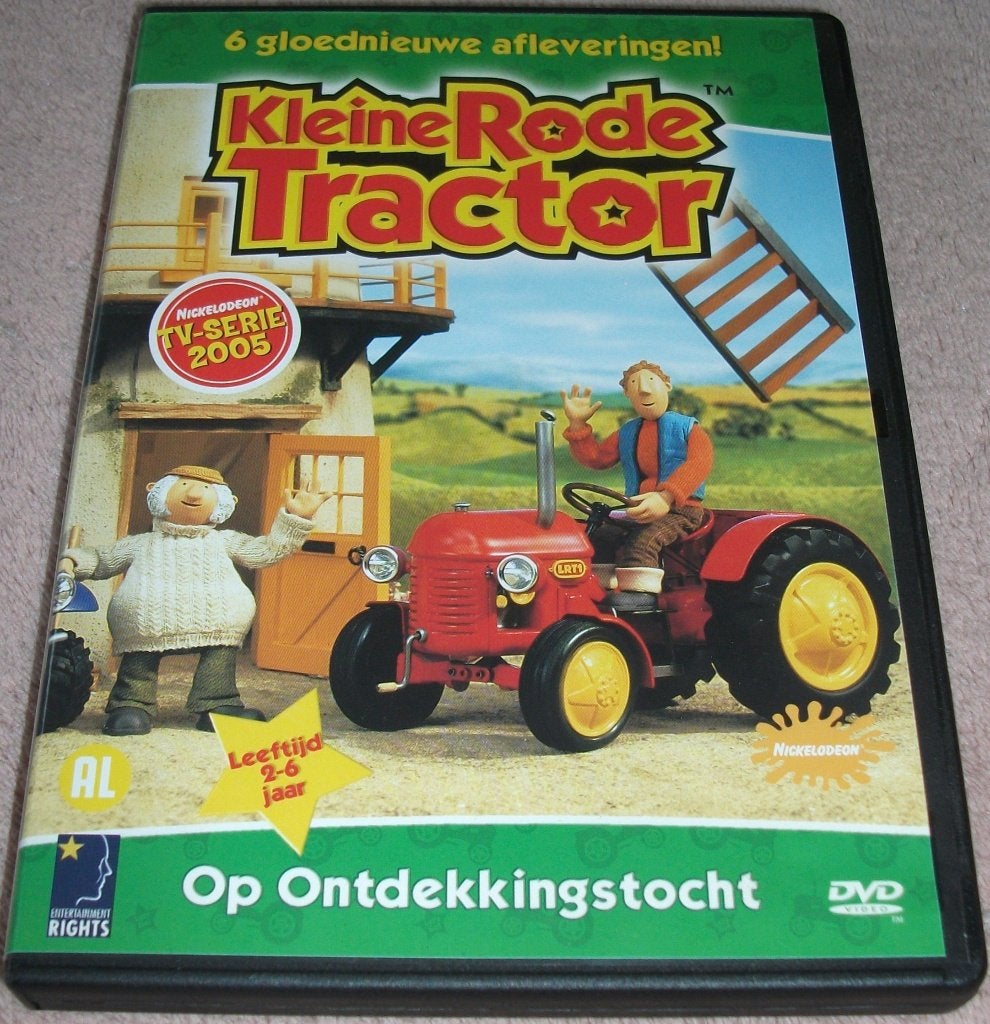 Dvd *** KLEINE RODE TRACTOR ***, Avontuur, Alle leeftijden, Tv-serie, Zo goed als nieuw
