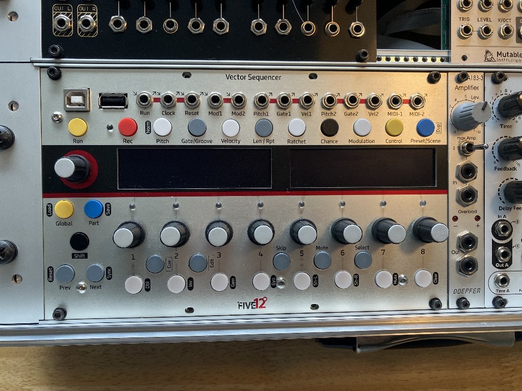 Five12 Vector Sequencer + Expander Eurorack, Ophalen of Verzenden, Zo goed als nieuw
