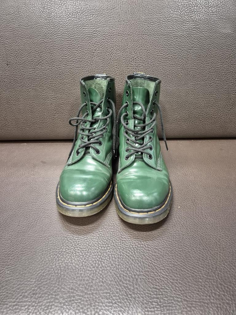 Originele Dr Martens, groen maat 41, Kleding | Dames, Schoenen, Ophalen, Gedragen, Groen