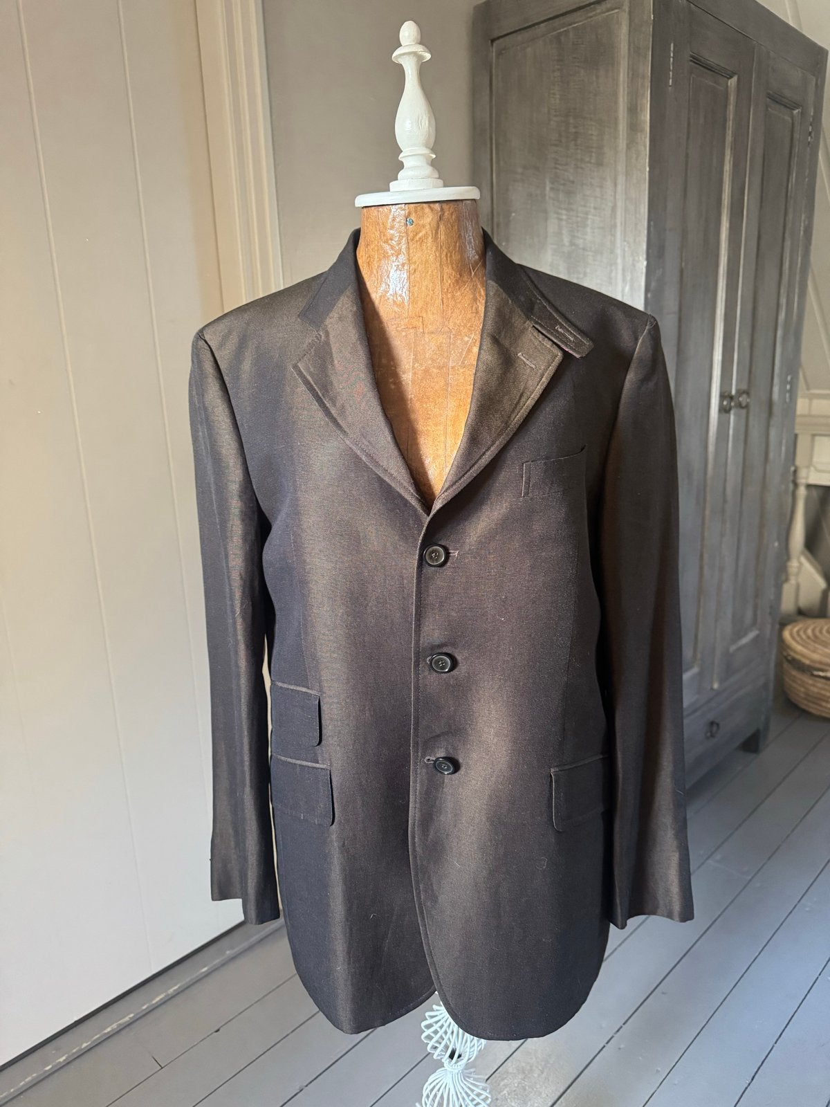 Etro Milano Heren Blazer - Maat L, Ophalen of Verzenden, Zo goed als nieuw, Maat 52/54 (L), Bruin