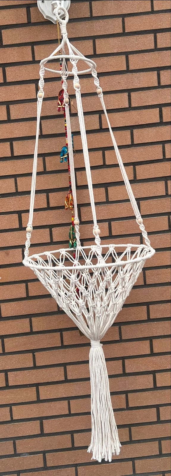 Macramé Plantenhanger kattenhangmat  - Boho Stijl (nieuw), Ophalen of Verzenden, Nieuw