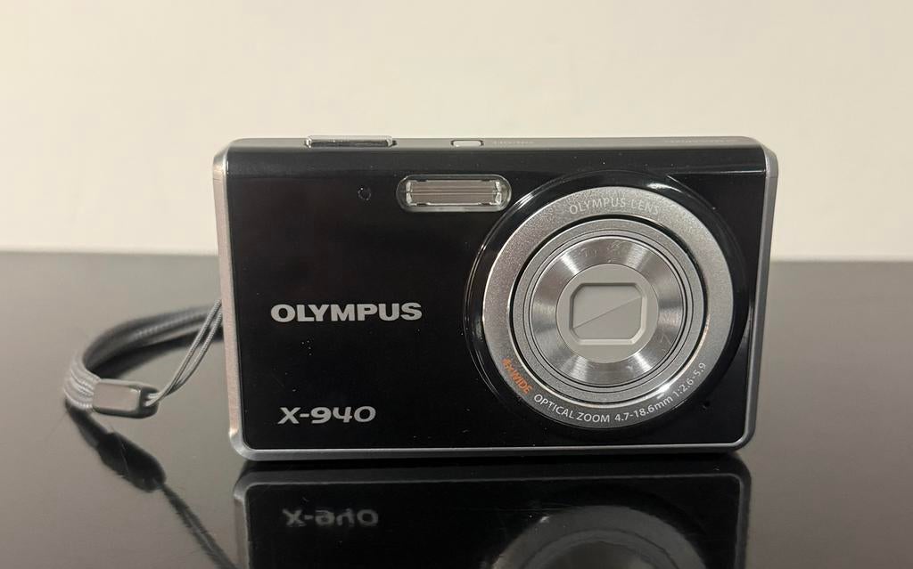 OLYMPUS X-940 DIGITALE COMPACT CAMERA, Compact, Ophalen of Verzenden, Zo goed als nieuw, Olympus
