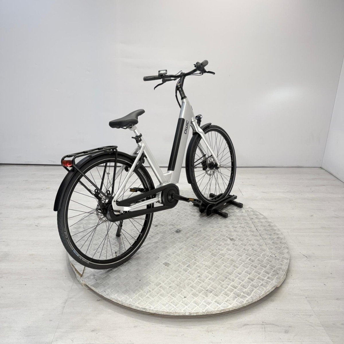 Qwic Professional MN7 | 500WH | 13.779KM Dames Chroom 50cm, Fietsen en Brommers, Ophalen, Qwic, Gebruikt, -