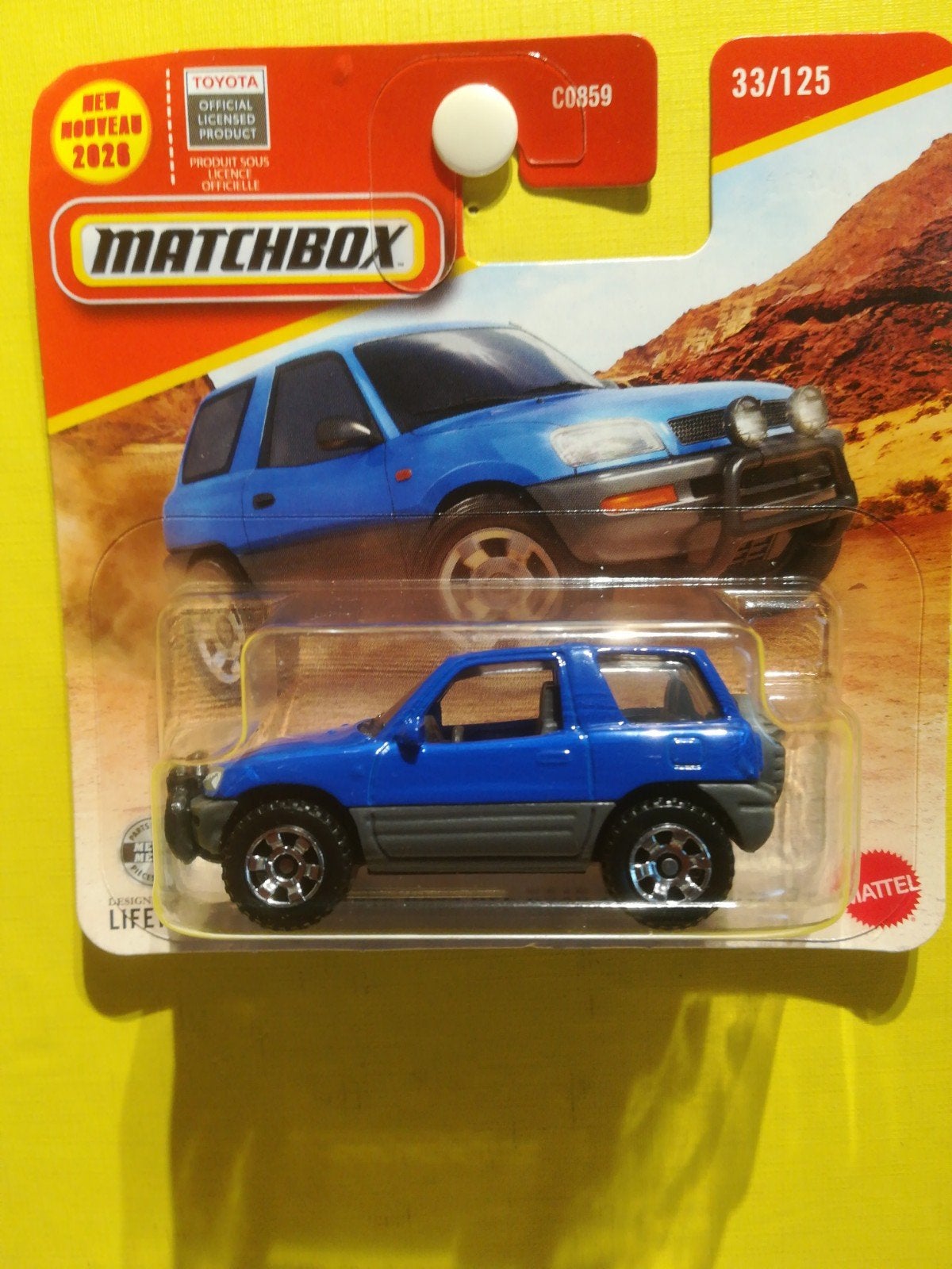 1997 Toyota RAV4 Off Road Matchbox 33/125 2026, Ophalen of Verzenden, Nieuw, Auto