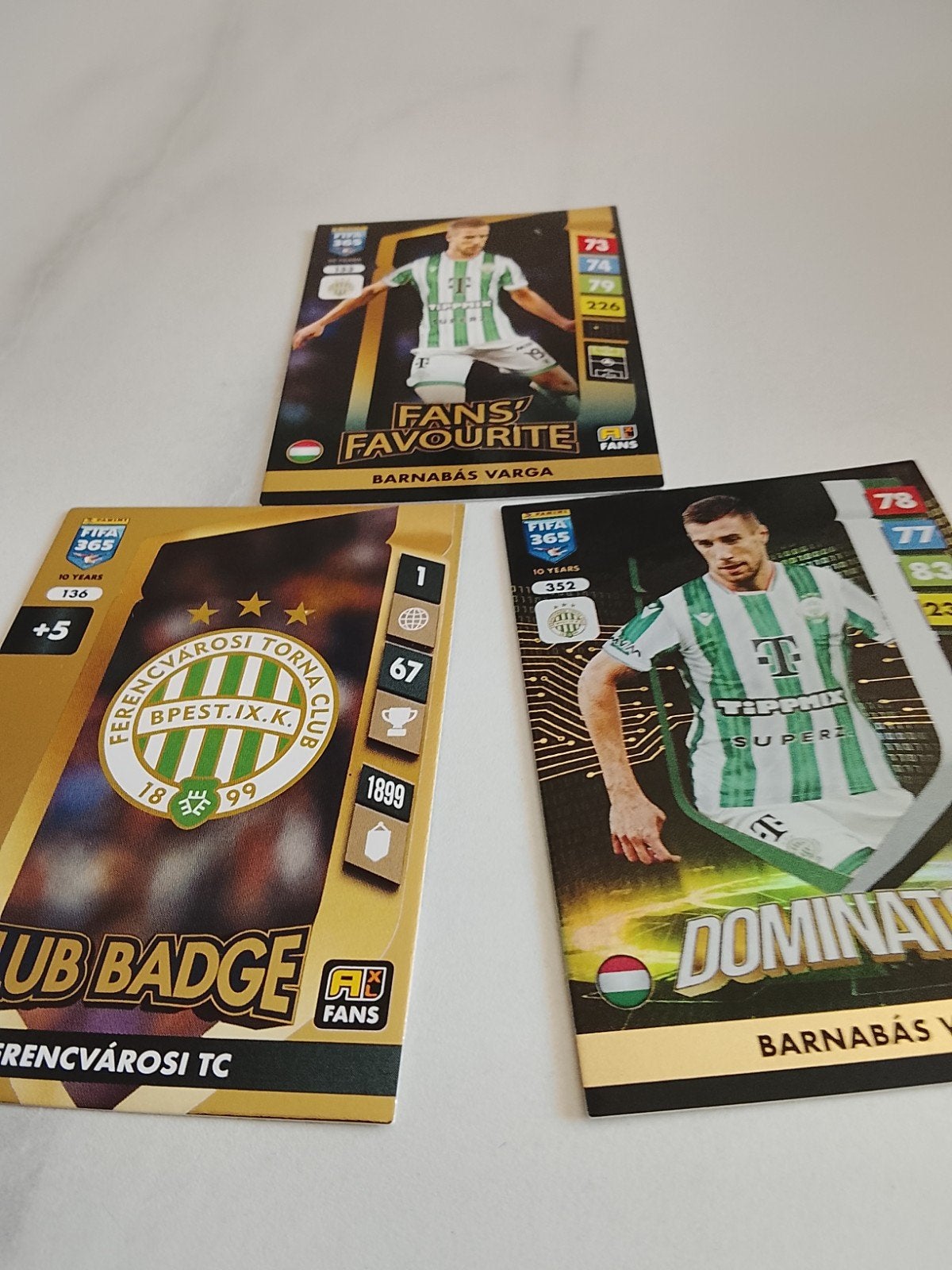 FIFA 365 Adrenalyn XL 2024 Voetbalkaarten Ferencváros, Ophalen of Verzenden, Zo goed als nieuw, Buitenlandse clubs, Spelerskaart