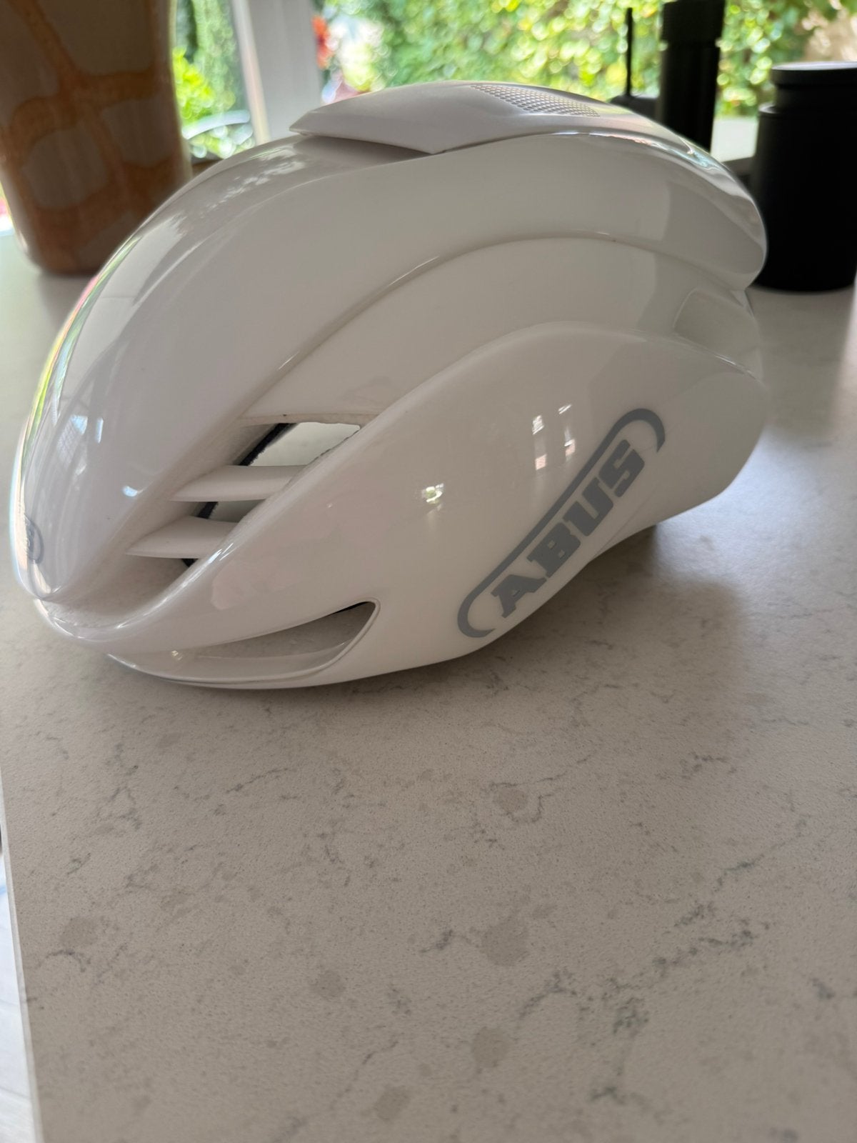 Abus GameChanger 2.0 Pure White fietshelm, Ophalen of Verzenden, Zo goed als nieuw, Heer of Dame