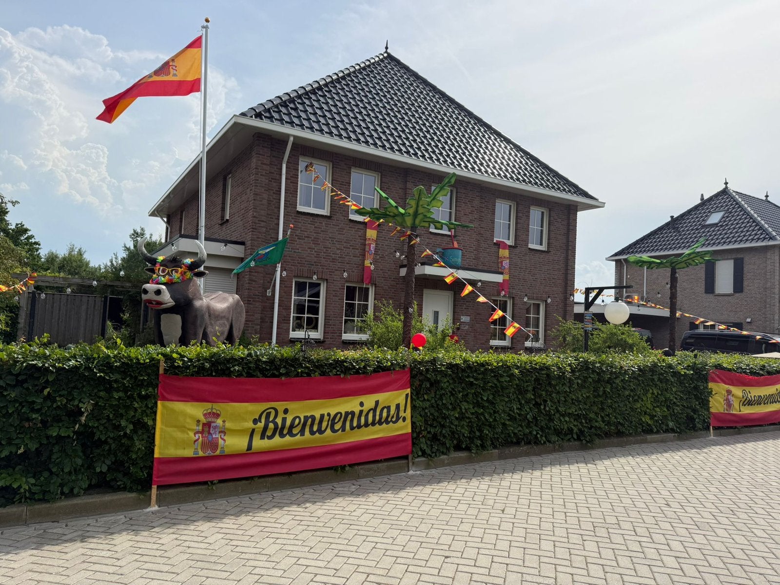 Straatversiering thema Spanje, Ophalen, Versiering, Carnaval