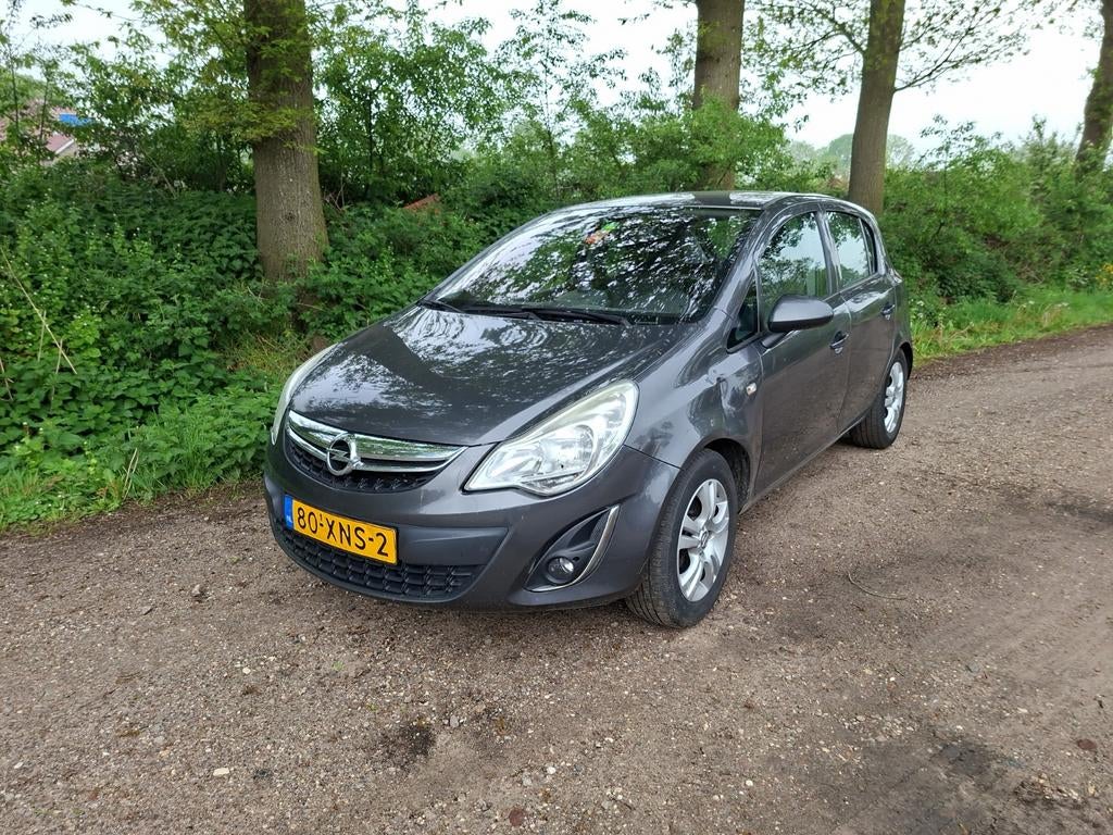 Opel Corsa 1.3 Cdti 70KW 5D 2012 Grijs. Apk 03-04-2027, Auto's, Voorwielaandrijving, Euro 5, 28 km/l, Metallic lak
