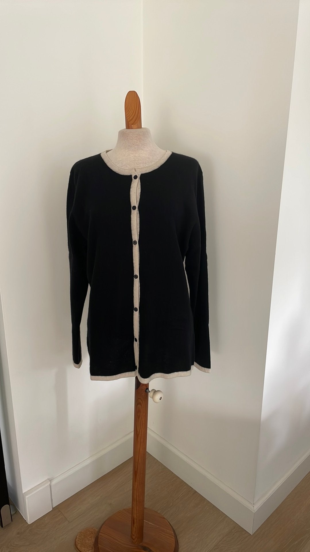 Cashmere vest van Cashmere de Luxe, mt M/L, Kleding | Dames, Verzenden, Maat 42/44 (L), Zwart
