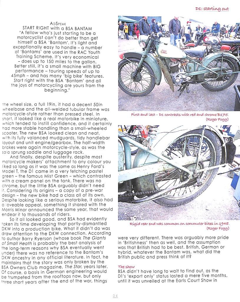 The BSA bantam Bible - All models 1948-1971, Verzenden, Nieuw, Peter Henshaw, Merk of Model