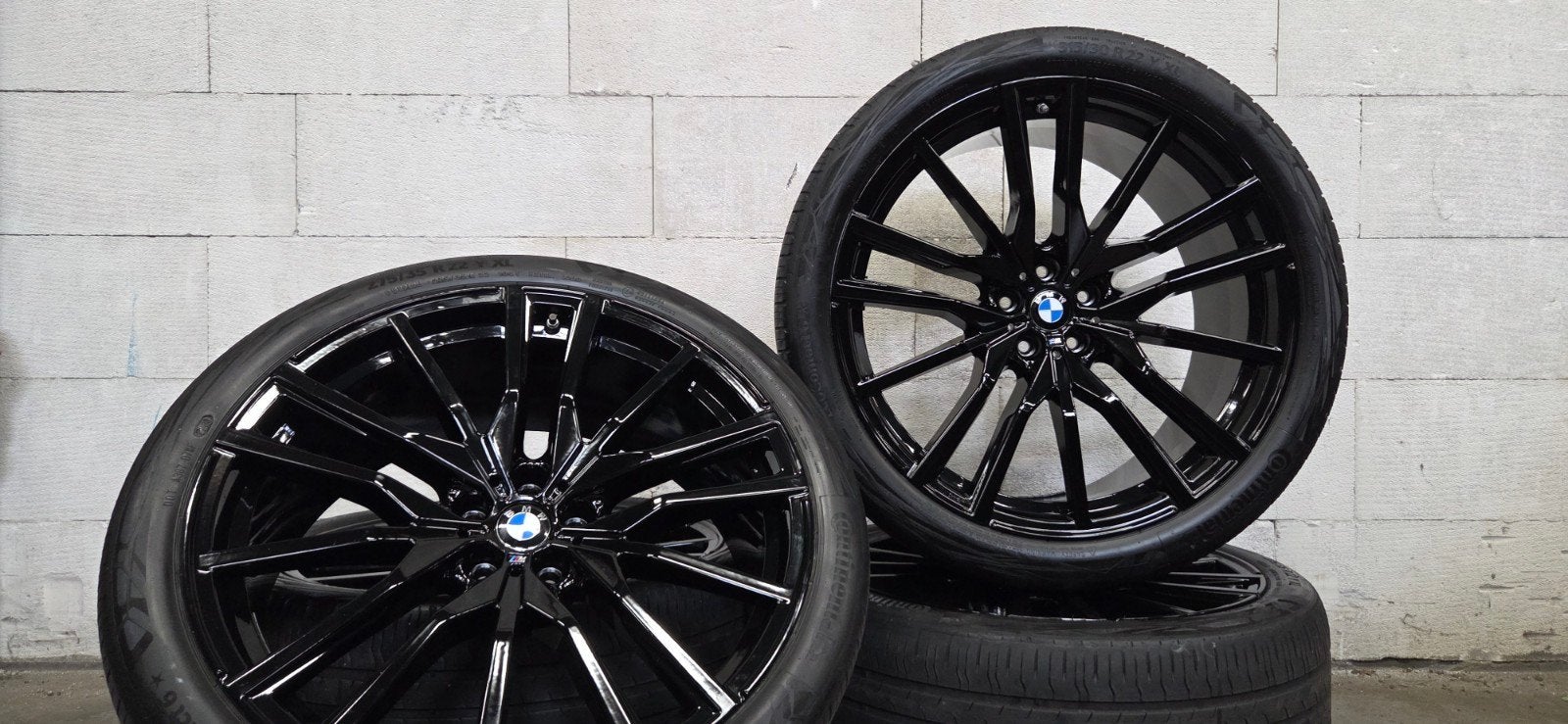 22" BMW X5 X6 G05 G06 velgen Continental zomerbanden TPMS, 275 mm, Banden en Velgen, Nieuw, Overige maten