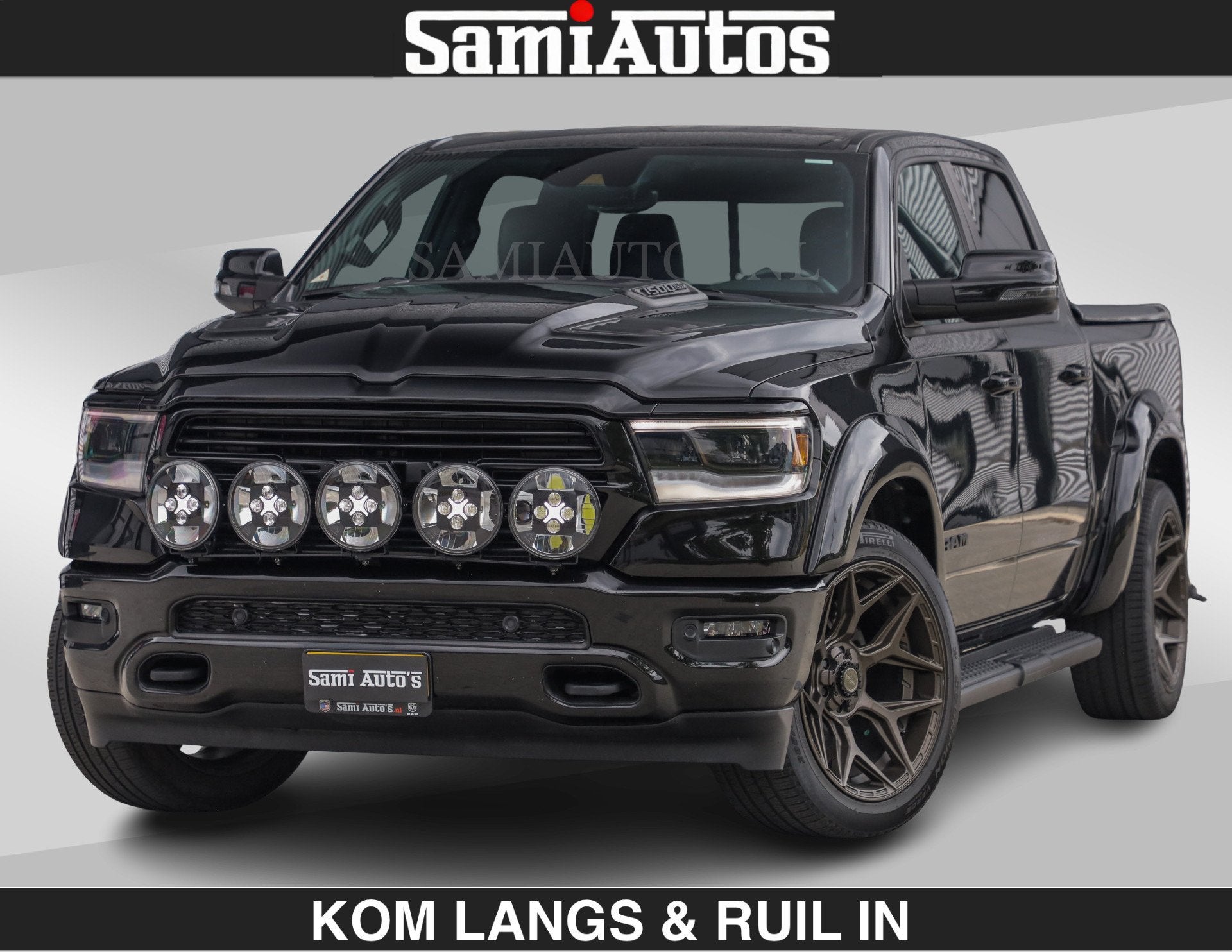 Dodge Ram WIDE BODY | 5.7 V8 HEMI | BRONZE BREDE WIELEN | OP, Auto's, Automaat, Gebruikt, 5654 cc, Met garantie (alle)