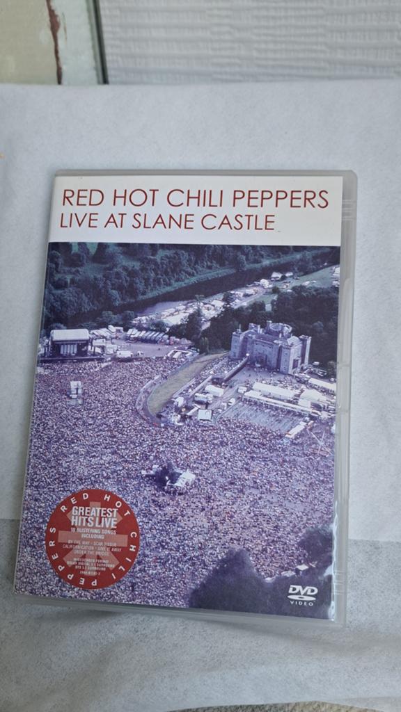 Dvd Red Hot Chili Peppers  live at slane castle, Alle leeftijden, Ophalen of Verzenden, Zo goed als nieuw, Muziek en Concerten