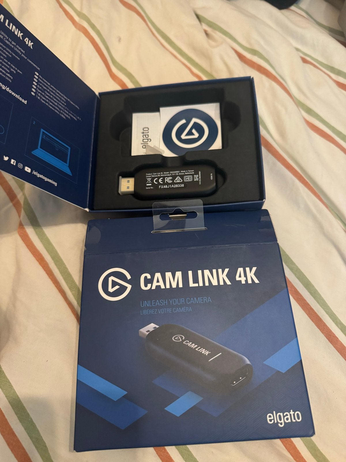 Elgato Cam Link 4K - USB-capturekaart voor camera's, Ophalen, Zo goed als nieuw