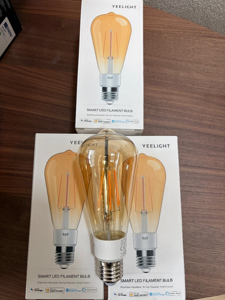 Yeelight Smart LED Filament Lamp, Ophalen of Verzenden, Gebruikt, E27 (groot), Led-lamp