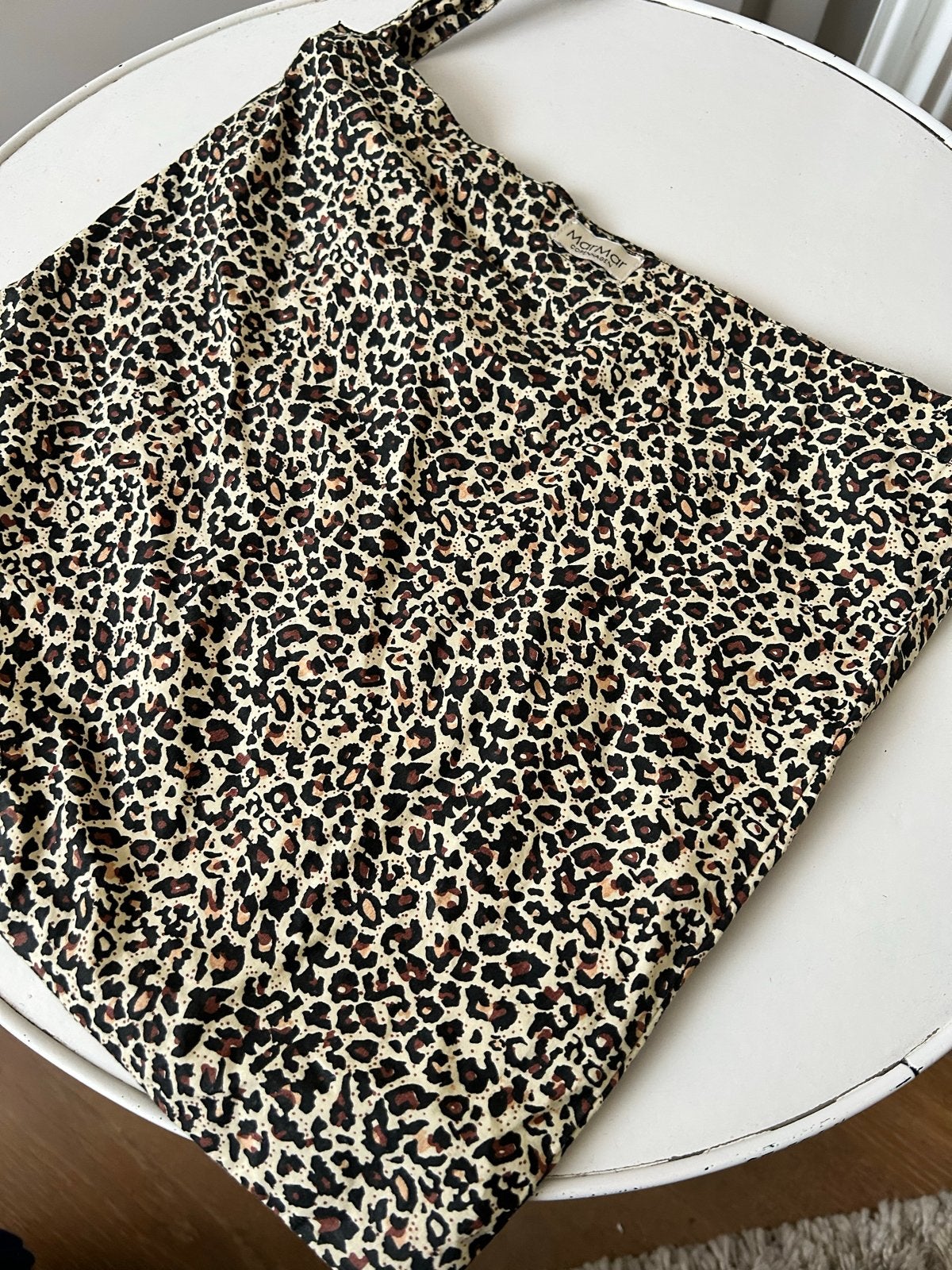 Marmar Copenhagen stoffen tasjes tas Leopard/Bloemen, Ophalen of Verzenden, Zo goed als nieuw, Roze