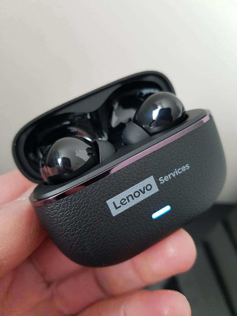 Lenovo Oordopjes, Zwart, In gehoorgang (in-ear), Overige merken, Bluetooth