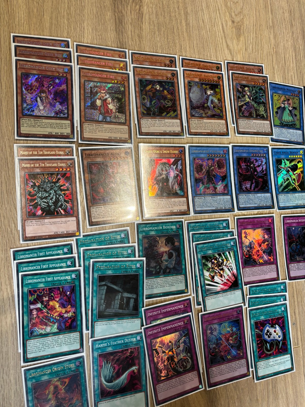 Yu-Gi-Oh! Libromancer Deck Core + Extra Deck Kaarten, Hobby en Vrije tijd, Verzamelkaartspellen | Yu-gi-Oh!, Zo goed als nieuw