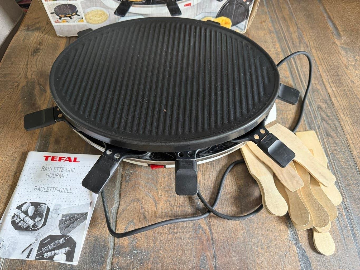 Tefal Raclette-Grill Gourmet Type 1405 Serie 1, Ophalen, Zo goed als nieuw, Tafelgrill