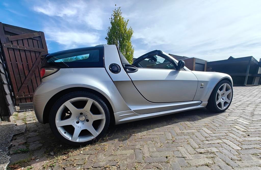 Smart Roadster 0.7 Coupe Brabus Xclusiv 2006, Automaat, Achterwielaandrijving, Zwart, Leder