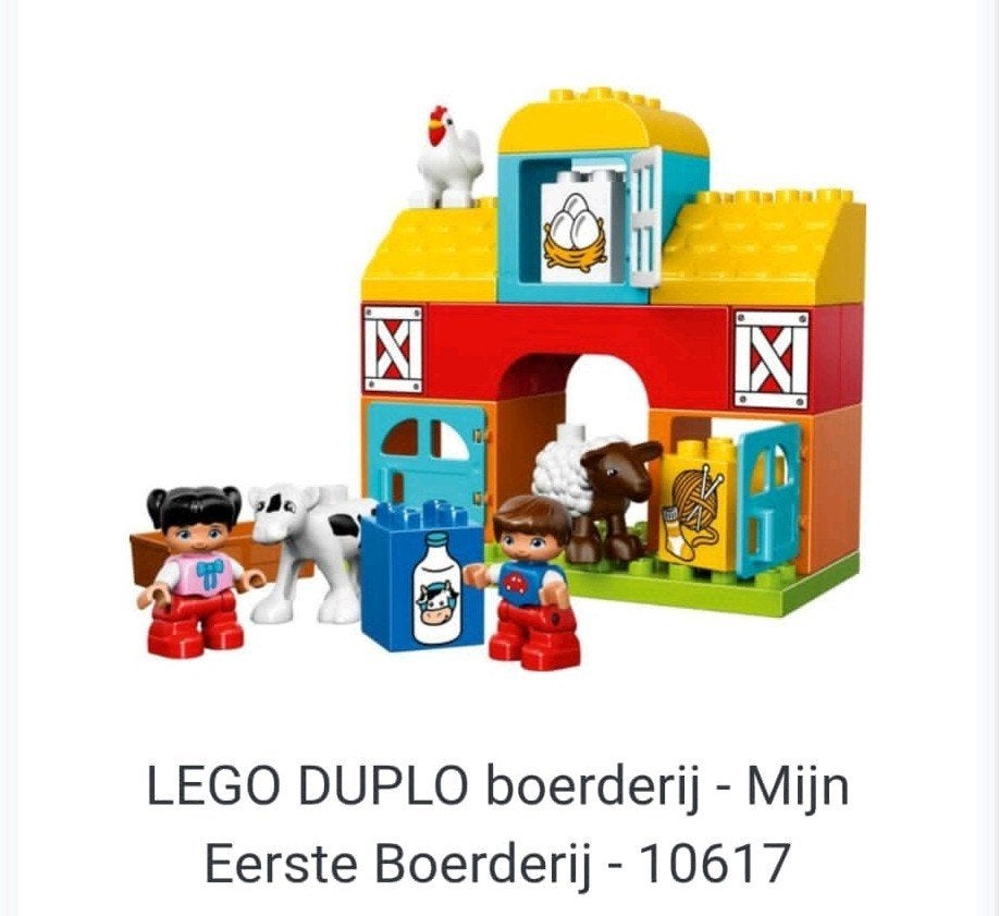 Lego Duplo - Mijn eerste boerderij 10617, Kinderen en Baby's, Ophalen of Verzenden, Zo goed als nieuw, Duplo