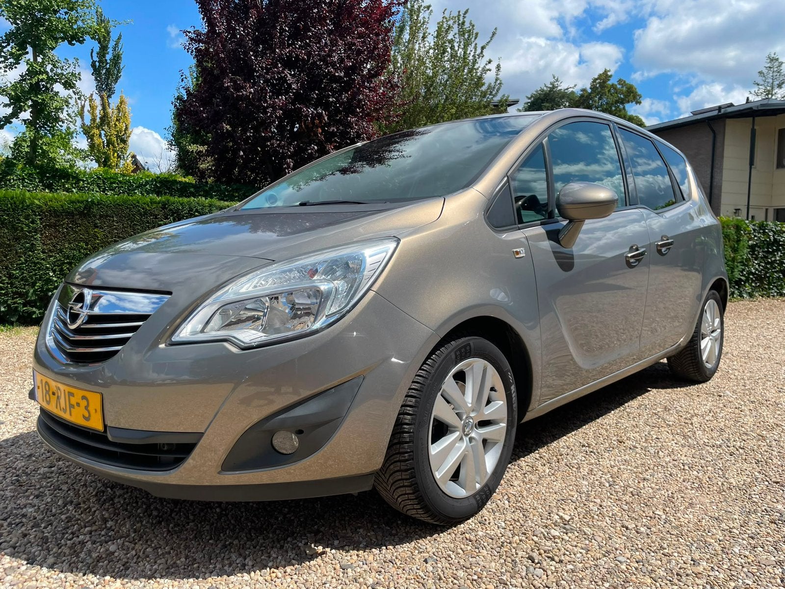 Opel Meriva 1.4 Turbo Ecotec 120pk 2011 TREKHAAK, Auto's, Voorwielaandrijving, 680 kg, 4 cilinders, Bruin