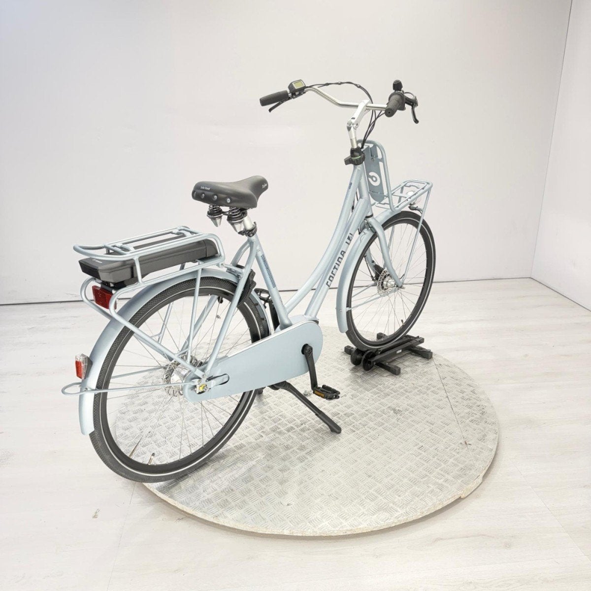 Cortina E-U4 Transport | 1.151 km | 500Wh Dames Blauw 57cm, Fietsen en Brommers, Ophalen, Gebruikt, -, -