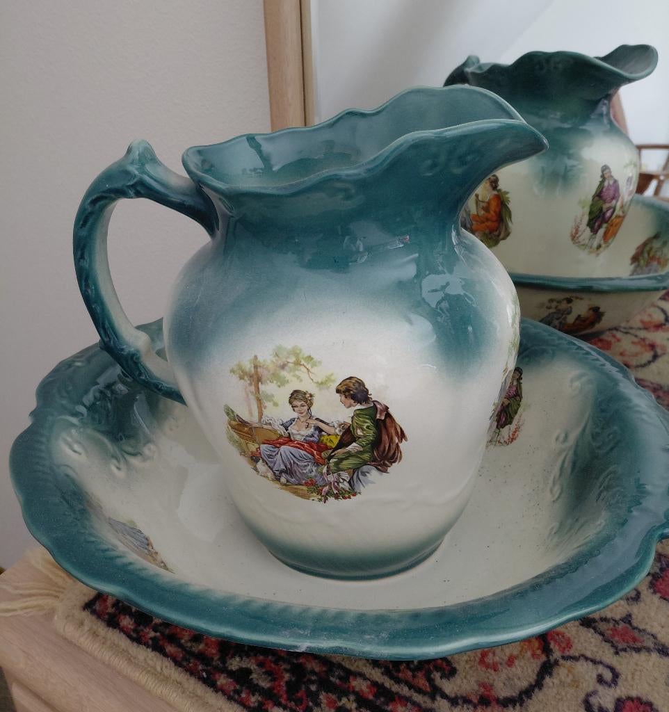 Lampetstel empress ironstone staffordsire, Ophalen, Minder dan 50 cm, Overige typen, Zo goed als nieuw