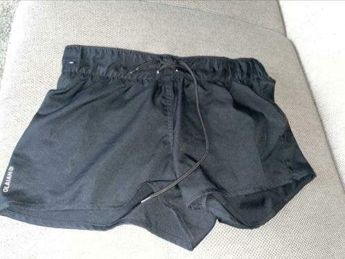 Olaian zwembroek zwemshort boardshort Surfshort zwart 38, Verzenden, Zo goed als nieuw, Zwart, Zwembroek of Short
