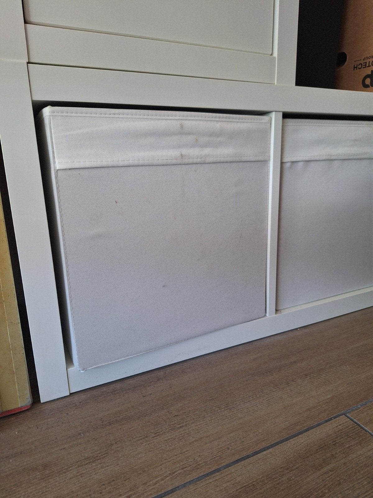 IKEA DRÖNA opbergbox - 33x38x33 cm - wit, Ophalen, Zo goed als nieuw, Wit, Textiel