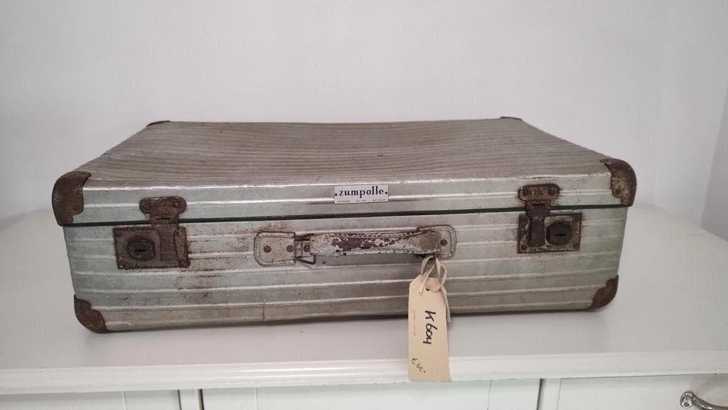 K604 VINTAGE aluminium koffer ZUMPOLLE 64 x 39 x 18 cm, 60 tot 70 cm, 2e hands, Gebruikt, Ophalen of Verzenden
