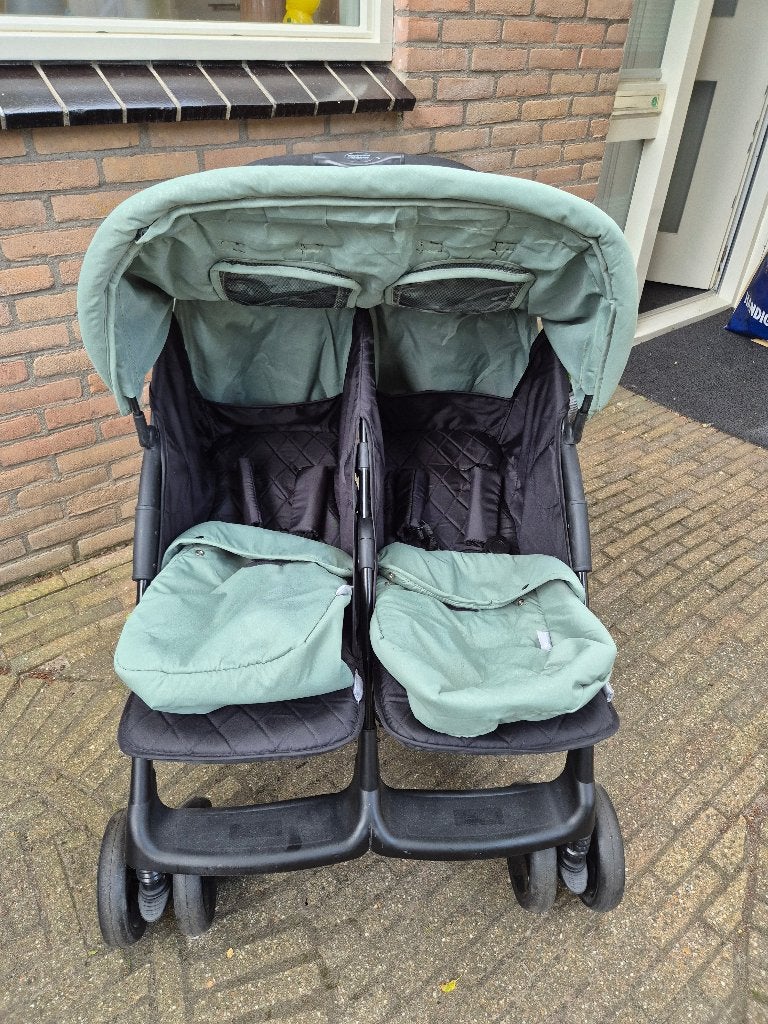 Tweeling kinderwagen, Kinderen en Baby's, Tweelingen en Meerlingen, Ophalen, Zo goed als nieuw, Kinderwagen of Buggy