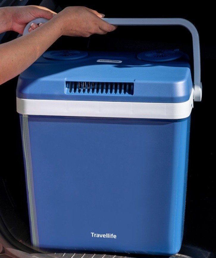 Travelife Elektrische Koelbox - Blauw, Ophalen of Verzenden, Gebruikt, Koelbox, Elektrisch