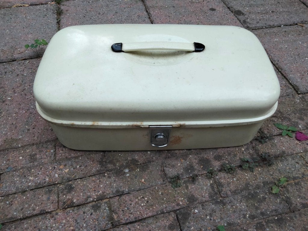 vintage broodtrommel, Antiek en Kunst, Ophalen