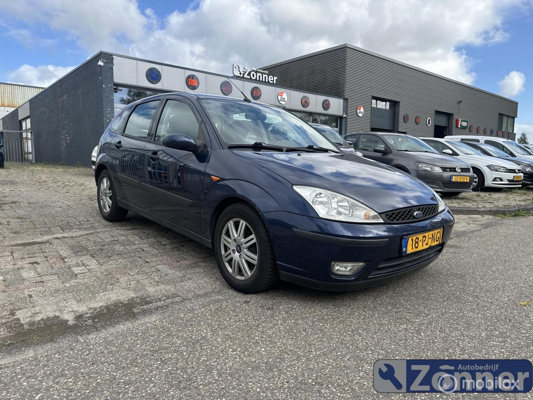 Ford Focus 1.6-16V Ambiente, Auto's, 1596 cc, Gebruikt, 4 cilinders, Blauw