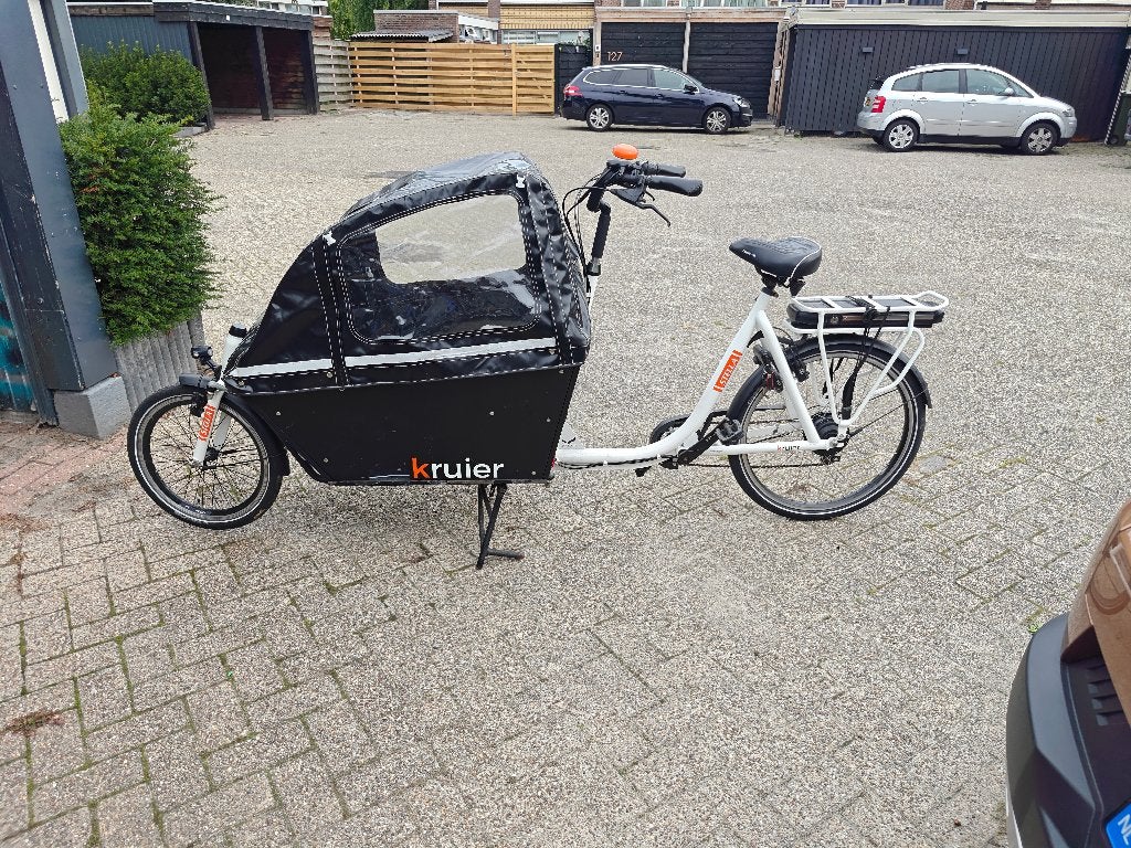 Elektrische bakfiets, Gebruikt, Elektrisch, 2 kinderen, Schijfrem