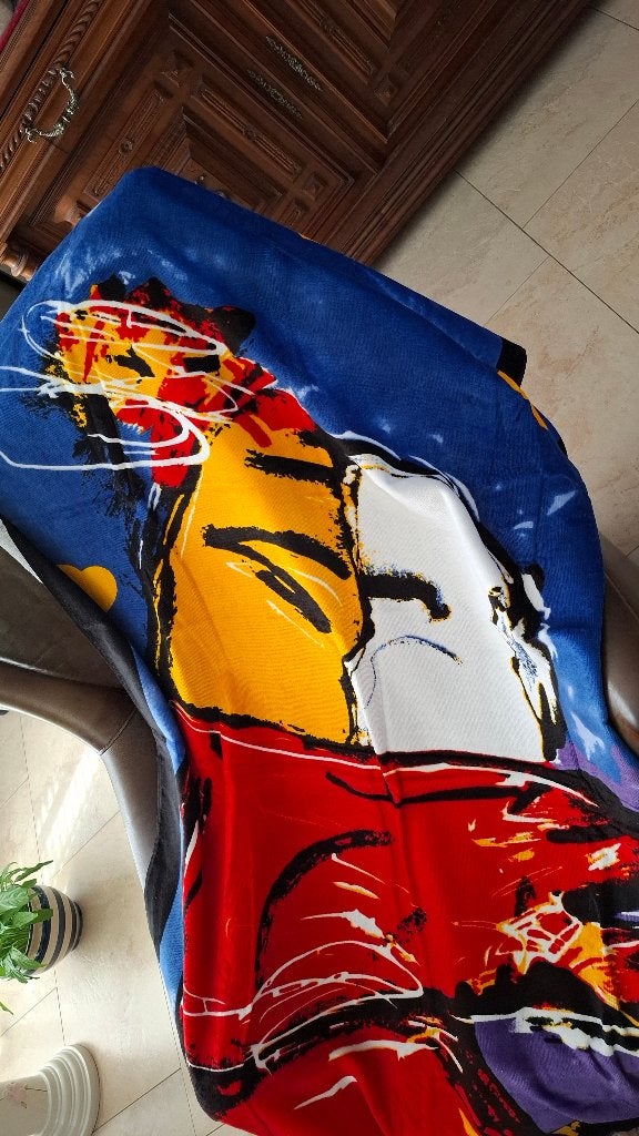 Badlaken Herman Brood groot, Ophalen of Verzenden, Overige techniek