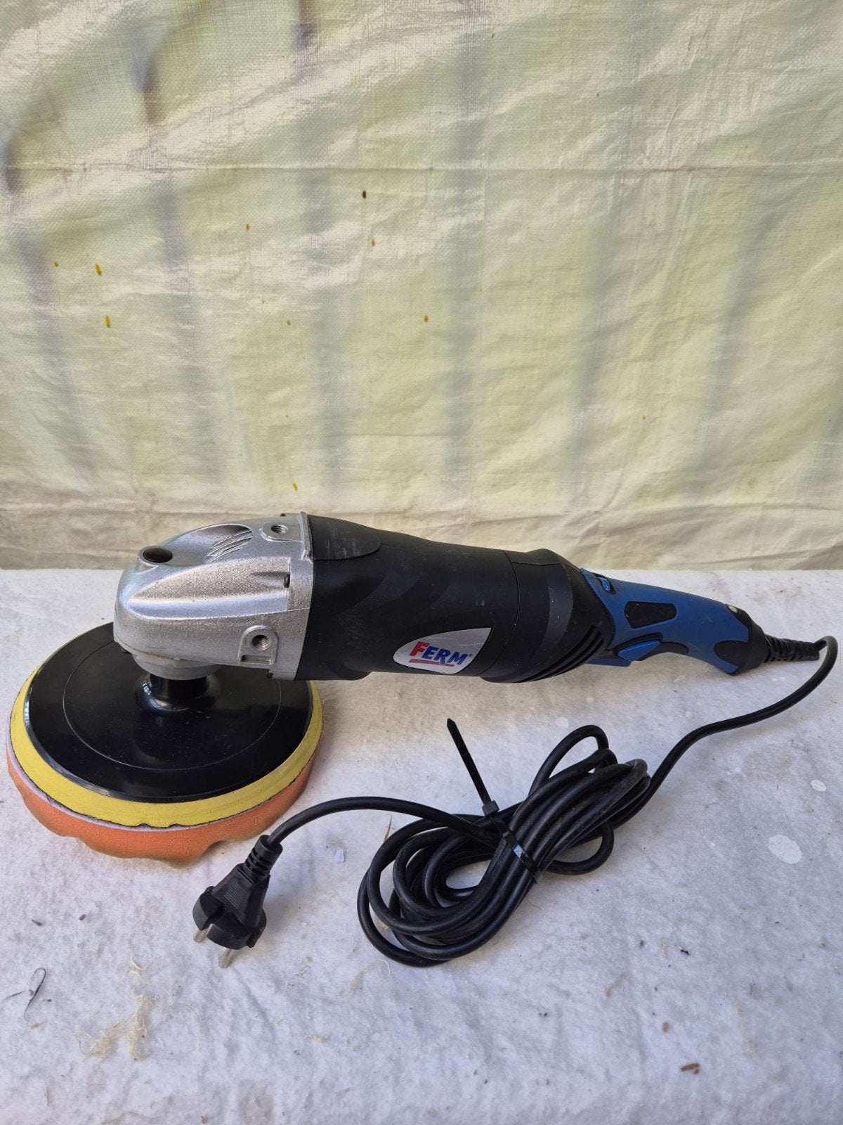 Ferm poetsmachine in goede staat variabele toerental, Ophalen of Verzenden, Zo goed als nieuw, Minder dan 700 watt, Werkbankslijpmachine